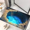3D Optical Illusion Doormat, Suitable for Living Room, Bedroom, and Entryway Non-Slip Yoga Mat, Camping and Picnic Use