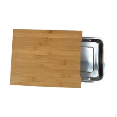 Cutting Board Bamboo Vegetables with Tray Serving Lightweight Pizza
