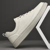 Men's shoes 2025 summer new youth leather waterproof little white board shoes British style Korean version platform casual shoes tide