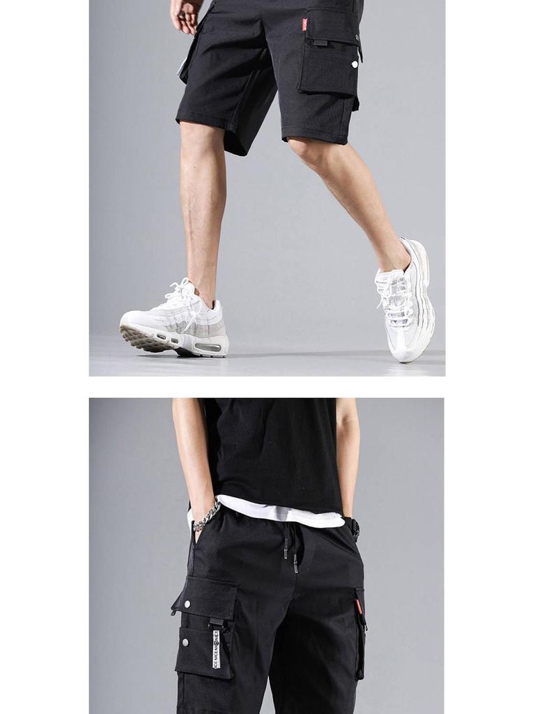 2021 Summer Men's Japanese Workwear & Korean Fashion Loose Casual Shorts