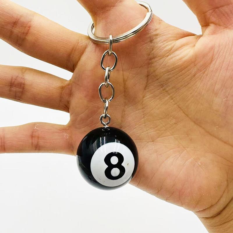 

Мода Креативный Бильярдный Стол Шар Счастливый Черный №8 25 мм Смола Шар Ювелирный Подарок