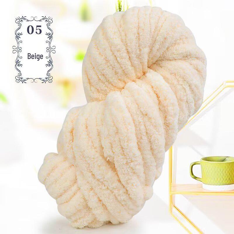 Pătură Croșetată din Fire de Gheață Pufoase Extra Groase - DIY Caldă Calitate Handmade