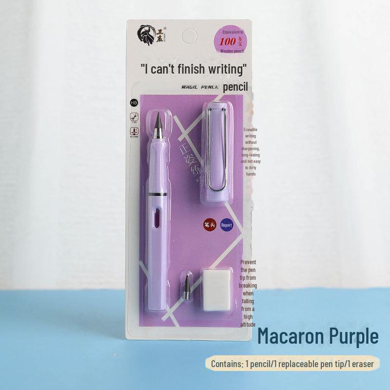 "Durable Black Technology Pencils: Unbreakable, No Sharpening Needed, Ink-Free, Perfect for Students and Kids."