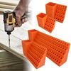 Screw Bit Holder Storage Box Orange Hex Bit Holder Rack Plastic Screwdriver Head Storage Case for Tools Accessories