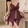 Sex Underwear Pure Desire Wind Perspective Mesh Sexy Butterfly Hot Large Size Nightdress Women's Uniform Suit