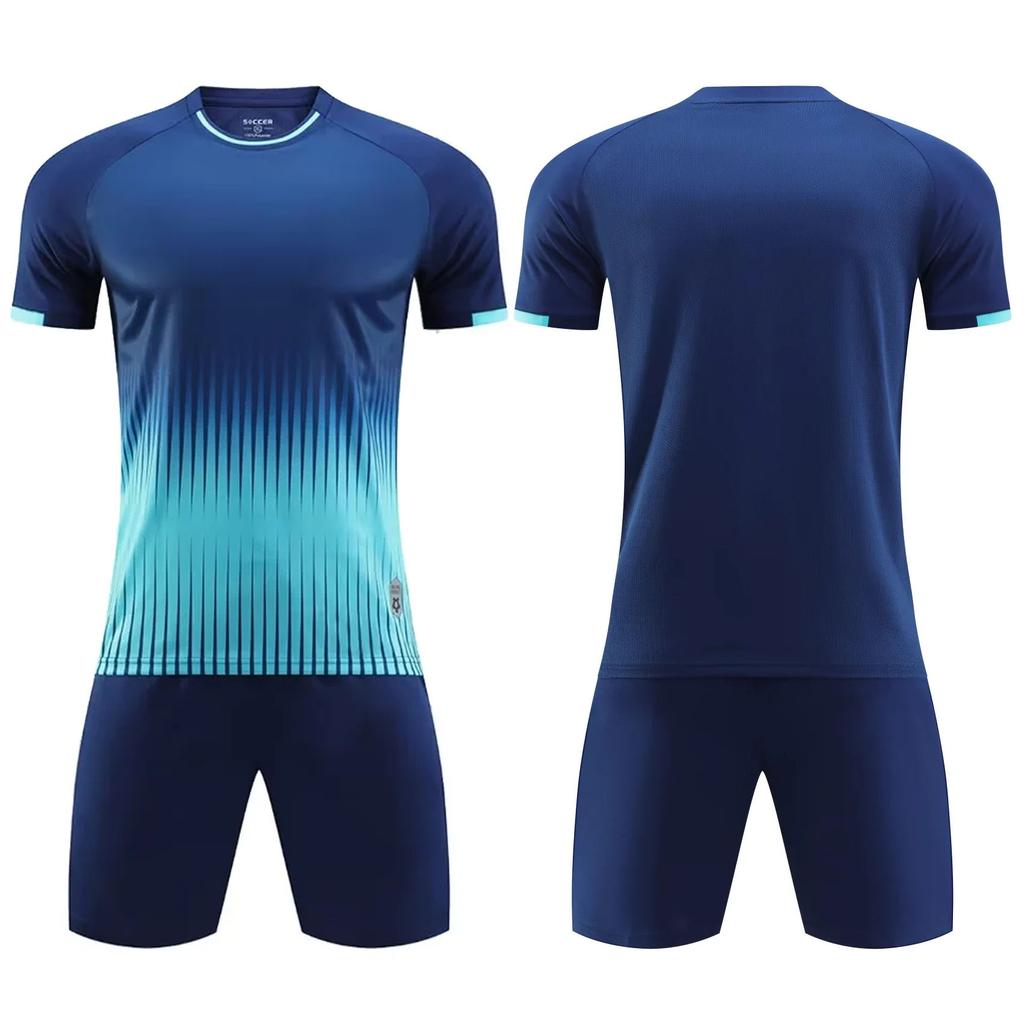 A large number of spot children's football jerseys men's, game jerseys summer training bilateral pockets short-sleeved children's football jerseys