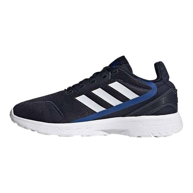 Adidas Neo Runfalcon Zed Running Shoes Kids Sneakers Black Blue Dark-Blue FV9600