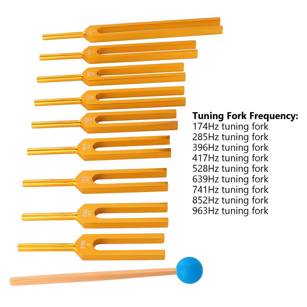 Tuning Fork Set Aluminium Alloy Resonant Tuning Fork Tuning Fork Virbration Instrument