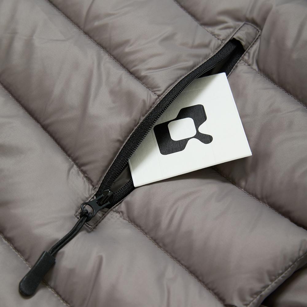 Rbx Duck Down Lightweight Padded Jacket Gray