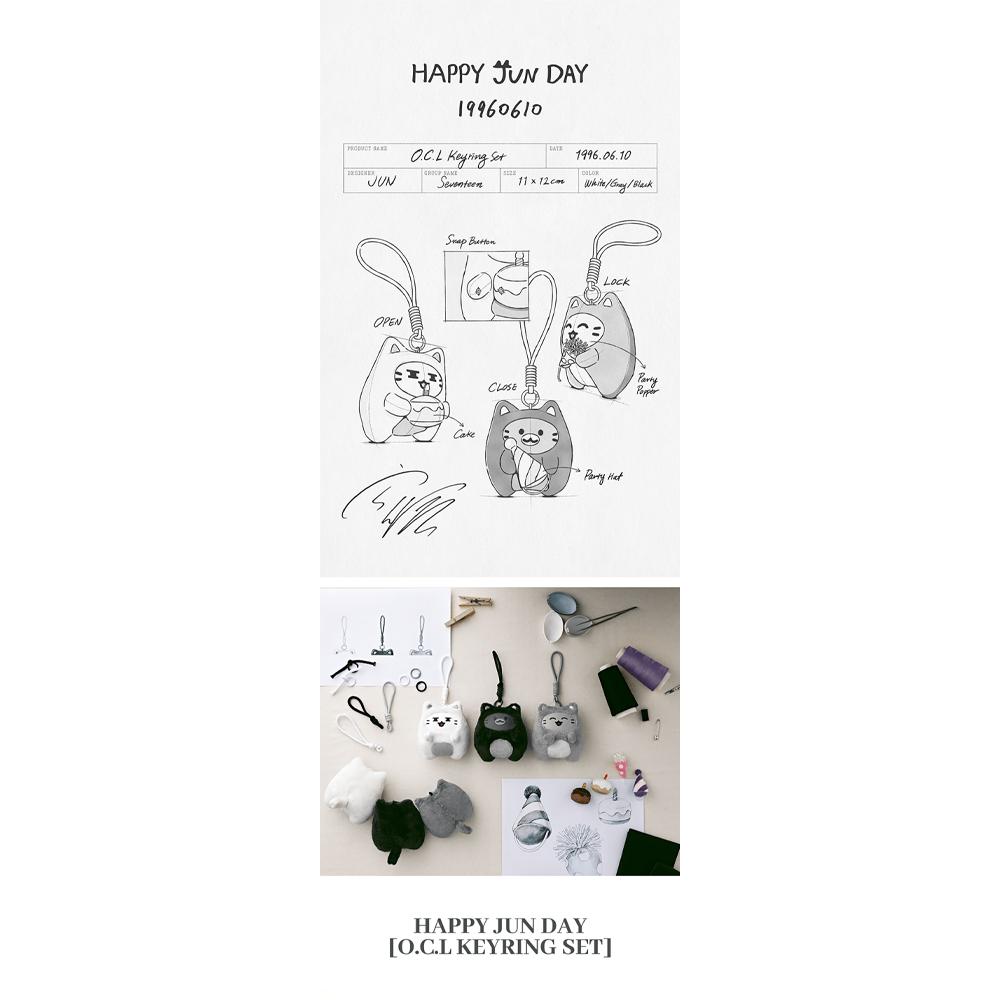 [Pre-order] SEVENTEEN - HAPPY JUN DAY [O.C.L KEYRING SET]