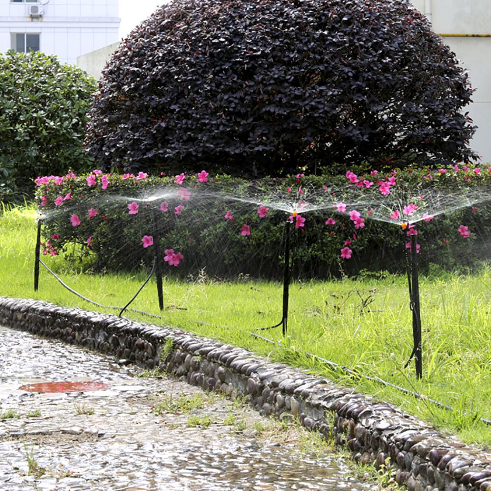 Buy Irrigation Micro Sprinkler Misting Cooling System Adjustable 12Pcs Nozzles & Stake 131ft