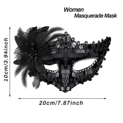 Nová Módní Maškarní Maska Sexy Krajková Poloviční Obličej Mardi Gras Maska Boční Motýl Benátská Párty Oční Maska