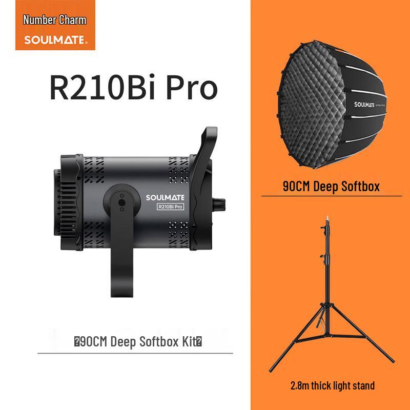 SOULMATE R210Bi Pro Bi-Color COB LED Video Light