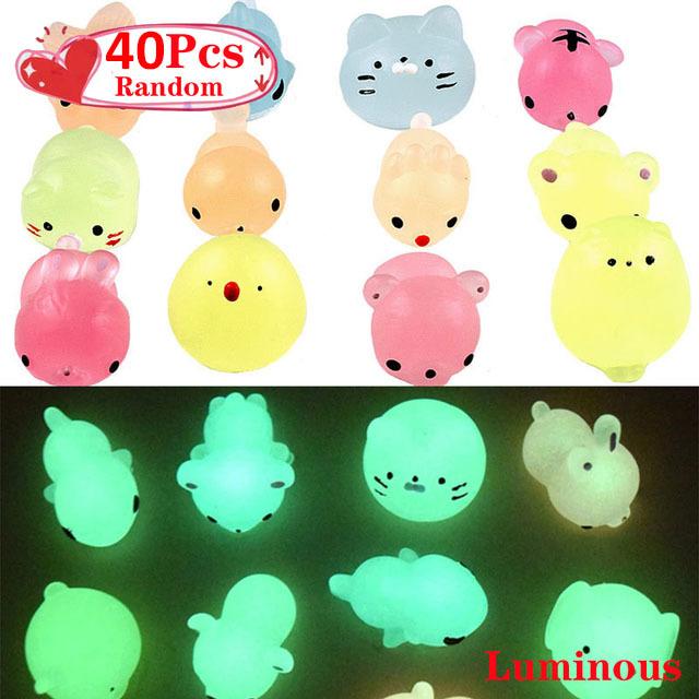 50-5PCS Kawaii Squishies Mochi Anima Squishy Hračky pro děti Antistresový míček Squeeze Party Favorities Hračky pro úlevu od stresu k narozeninám