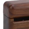 ASHATA Protective Cover for Bowers Wilkins Pi8, Walnut Wood Earphone Case Cover with Soft Microfiber Lining, Shock Absorbing Wireless Earphone Chargin