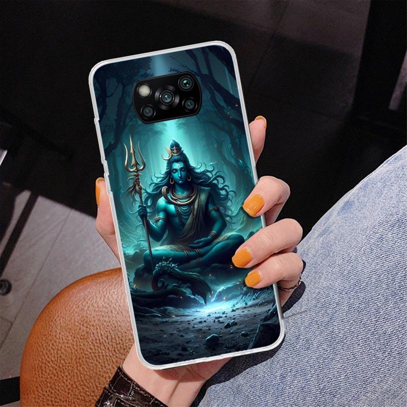 Lord Shiva Hindu God Buddha India Phnoe Case for Xiaomi Poco X5 X6 X7 Pro X4 Gt F7 Ultra M8 M7 Redmi 15C 15 13C 13 12C 12 Unique