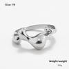 Kenjie INS Irregular Alloy Personality Ring for Women - European and American Open Design, Autumn/Winter Collection.