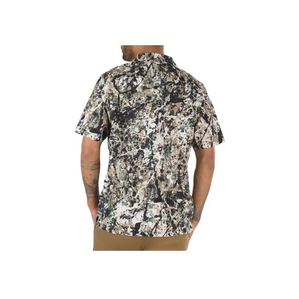 Vans X MoMA Camouflage Short Sleeve Shirt Men Shirts VN0A4RPR18K1