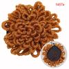 African Iron Wire Synthetic Fiber Dreadlocks Hair Bun