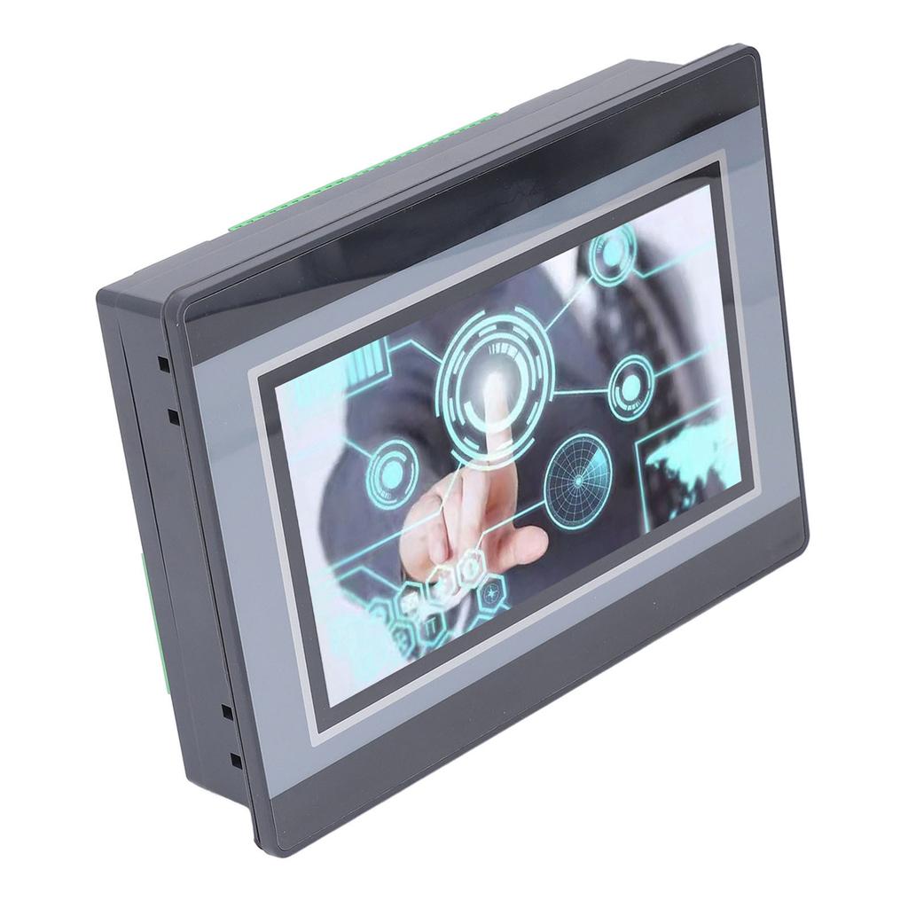 HMI SPS 7 Zoll TFT LCD Touchscreen Relaisausgang 12 Eingänge 8 Ausgänge Hochgeschwindigkeitszählung SPS-Steuerung