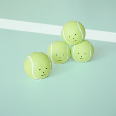 Dingdok Tennis Ball - Latex Squeak Squeak Toy
