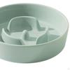 Pet Dog Slow Feeder Bowl Food Plate Puzzle Bowls for Dogs Supplies Kitty Beige 15.5cm