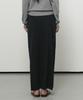 General Idea Maxi Elastic Knit Skirt [Black] / Gf2Lsk518