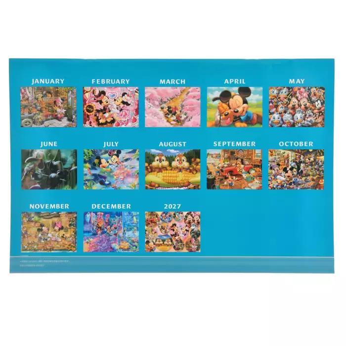 Disney Mickey Friends Wall Calendar CALENDAR ORGANIZER 2026 Japan NEW Disney Store