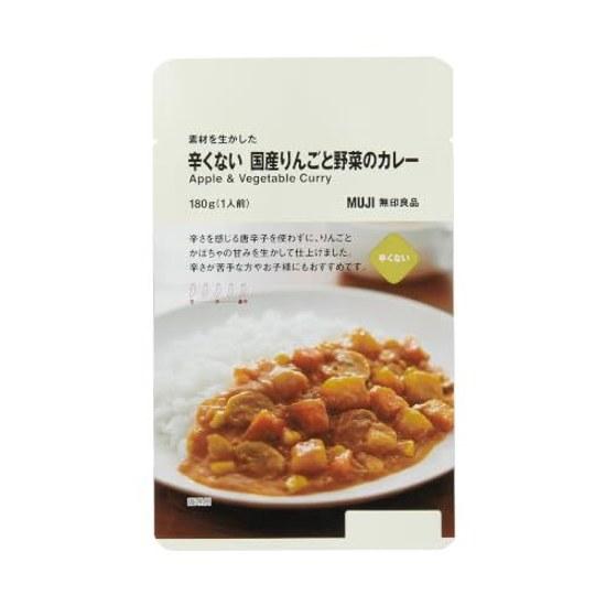 Muji Curry Domestic Apples Vegetables Not Spicy 180g (1 Serving)
