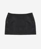 Darling Your Bad Rose Satin Mini Skirt #Black