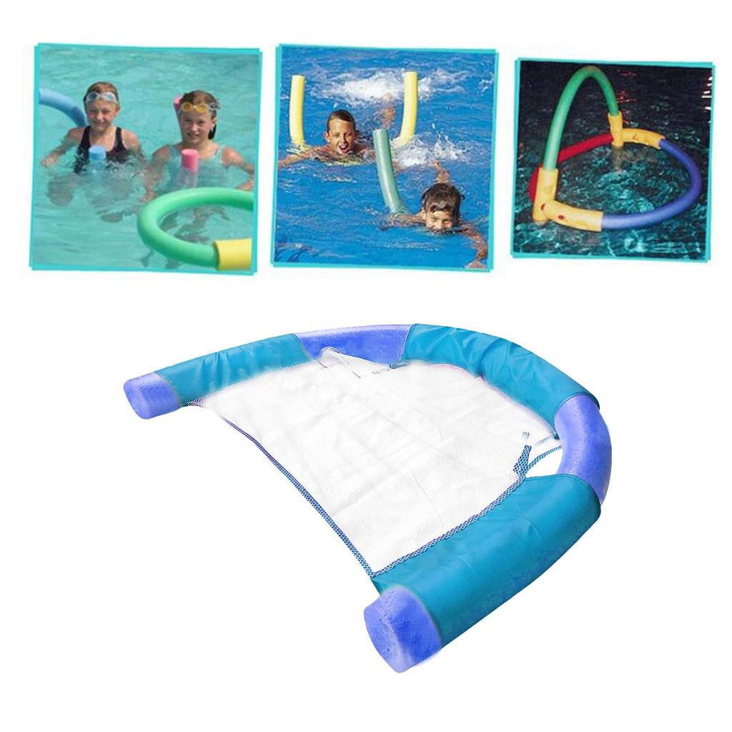 Tragbarer schwebender Stuhl Schwimmnetz Sitz Wasserbett Strand Piscina Pool Sitze
