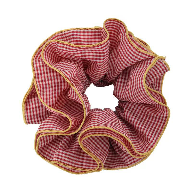 Ретро Плед Резинка-скранчи с оборками в балетном стиле