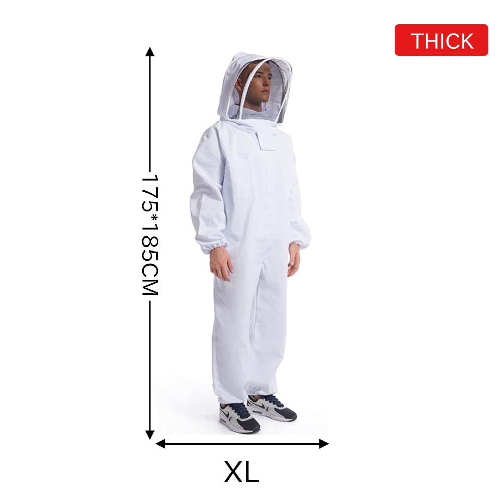 Full Body Beekeeping Clothes Professional Beekeepers Clothes Protection Beekeeping Suit Safty Veil Unisex Children Protective