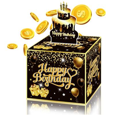 Birthday Party Decoration, Cash Box, Birthday Atmosphere Decoration, Surprise Props, Cash Box, Cash Box