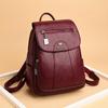 New Women's Backpack Large Capacity Soft Leather Travel Bag Fashion Trend Student Backpack