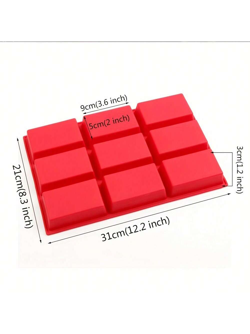 

1pc Creative Household Kitchenware , Soap Mold Pudding Ice Cube Silicone Mold, Silicone Cake & Bread Mold