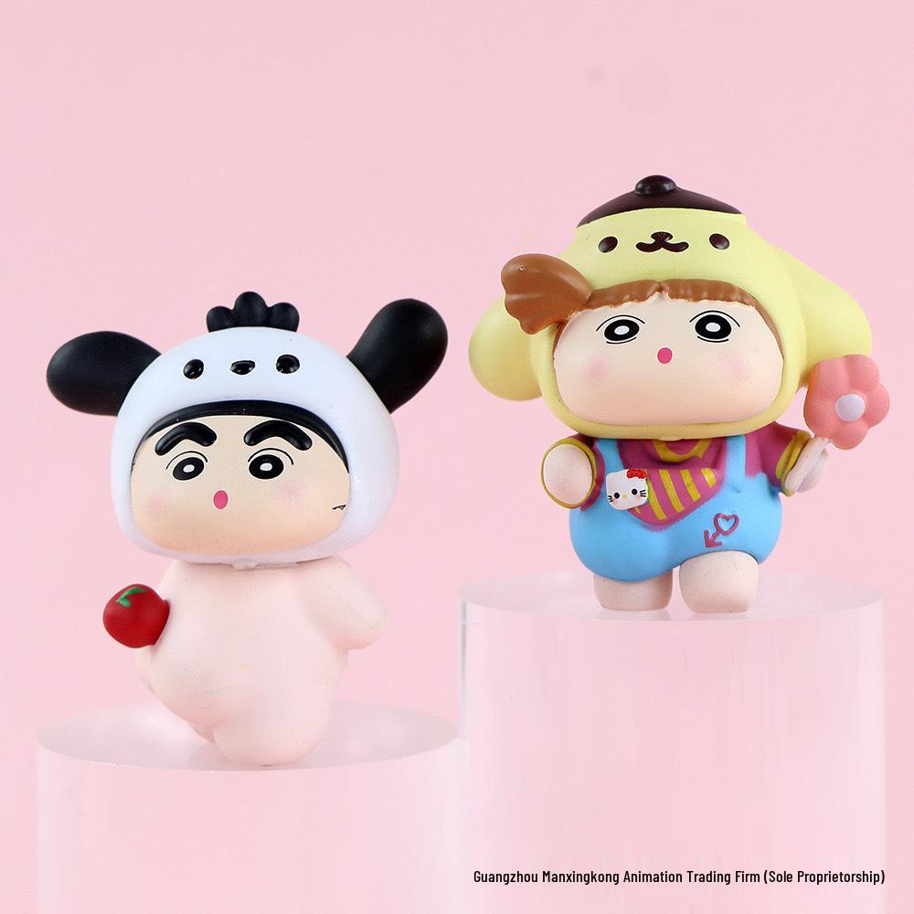 Sanrio Crayon Shin-chan Creative Cartoon Figure Ornament - Crayon Shin-chan Series