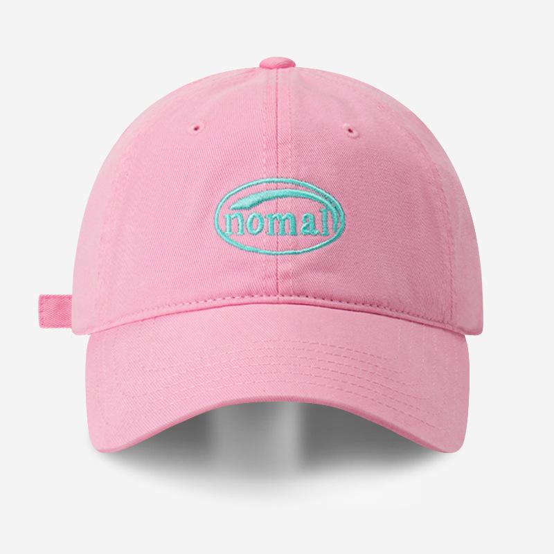 Peaked cap new summer dome embroidered baseball cap fashionable face small men's and women's hats