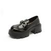 Foam Bottom Sheepskin Pad Small Leather Shoes Women's 2025 Autumn New British Style Loafers Casual Versatile Retro Women's Shoes