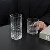 Vertikal gestreifte Cocktailtasse Milchsaftbecher Kristallglas Whiskeygläser Kreativ Hochwertig Wein Geeignet für Familienfeiern