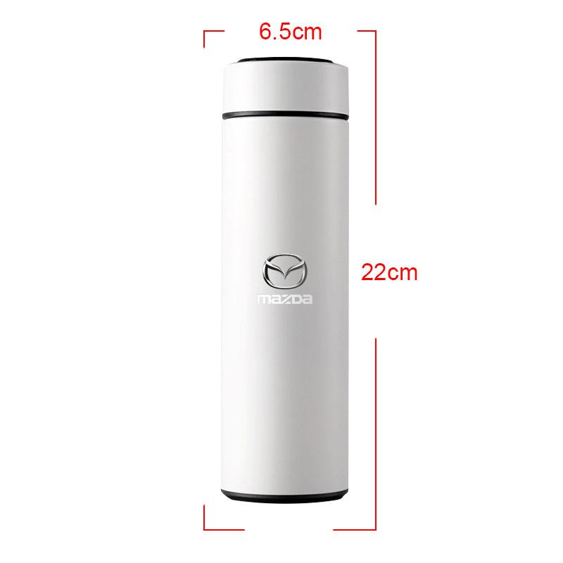 Car Smart Thermos Bottle With Temperature Display Coffee Cup For Mazda 3 6 CX5 2 CX3 CX9 MX5 RX8 Axela Demio MS CX5 2 Axela Demio Atenza MS GJI BK MP