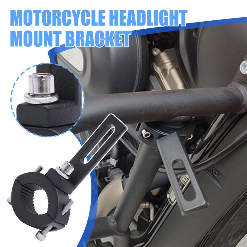 Motorcycle Headlight Mount Aluminum Alloy Spotlight Mount Bracket Adjustable Light Lamps Holder For Spotlights Running Lights