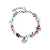 Vintage Ocean Sea Series Shell Starfish Bracelet Pearl Colorful Beach Beads Bracelet Wristband Adjustable Summer Bangle Vacation