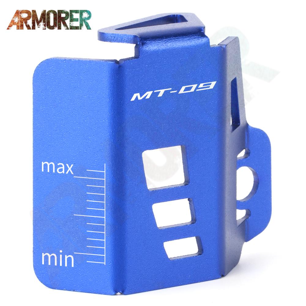 Motorcycle Accessories For YAMAHA MT09 MT 09 MT-09 FZ09 FZ 09  Rear Brake Fluid Reservoir Guard Cover Protector 2015 -