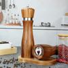 2pcs Manual Salt and Pepper Mill Ceramic Core Pepper Bottle Seasoning Tool Pepper Grinder  Cooking