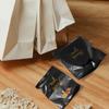 100 Pcs with Handle Thank You Packaging Bag Plastic Shopping Bag Clothing Bags Tote Bag  Kids