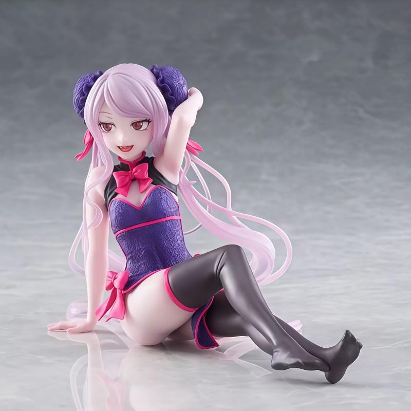 NEU Original TAITO OVERLORD 13cm Shalltear Qipao Ver. Schreibtisch Niedliche PVC-Figur Sammlermodell Spielzeug Geschenk