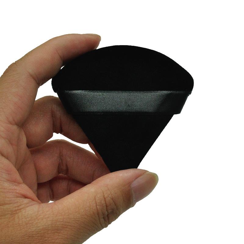 1/2/5Pcs Triangle Velvet Powder Puff Flours Mini Face Makeup Sponge Cosmetics Soft Cotton Face Powder Puff Washable Lightweight
