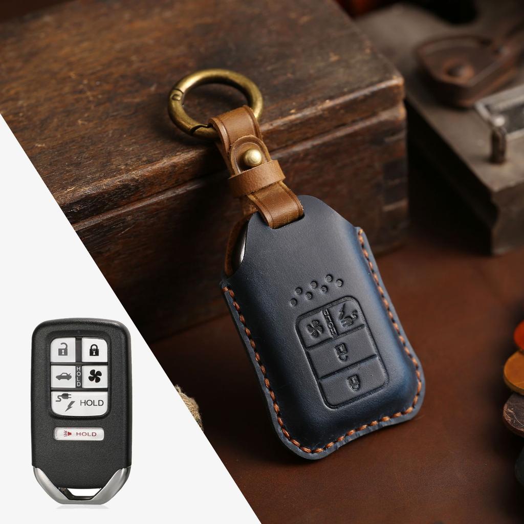 Suitable for Honda key case CRV Lingpai XRV 10th generation Civic Accord Crown Fit leather car key case