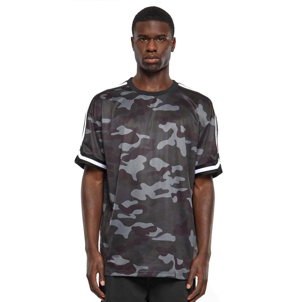 Urban Classics Mens All-Over Print Mesh T-Shirt